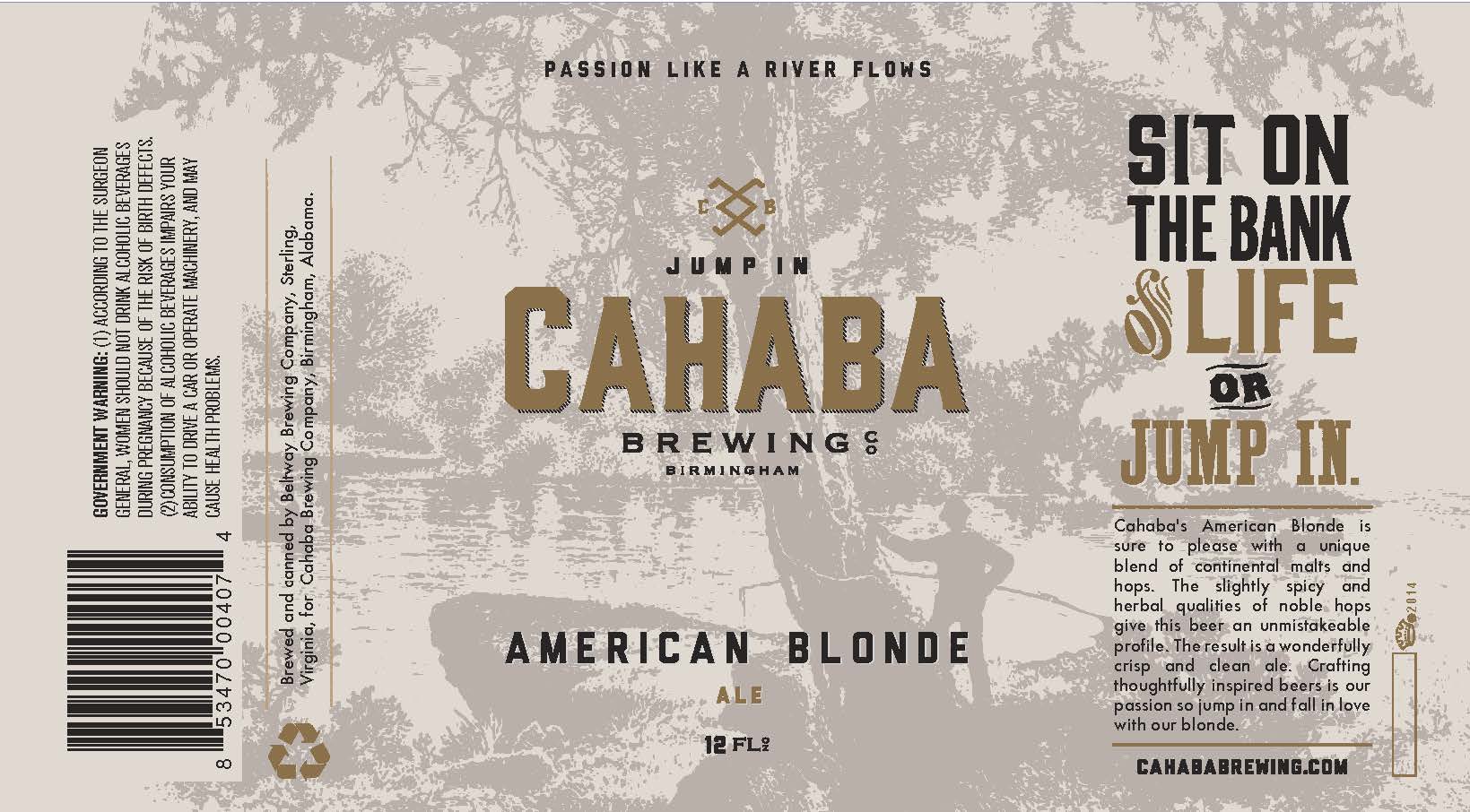 Cahaba American Blonde Ale