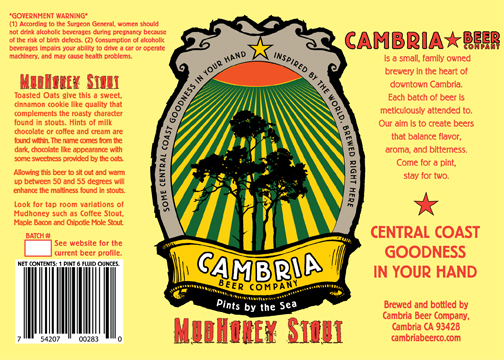 Cambria MudHoney Stout