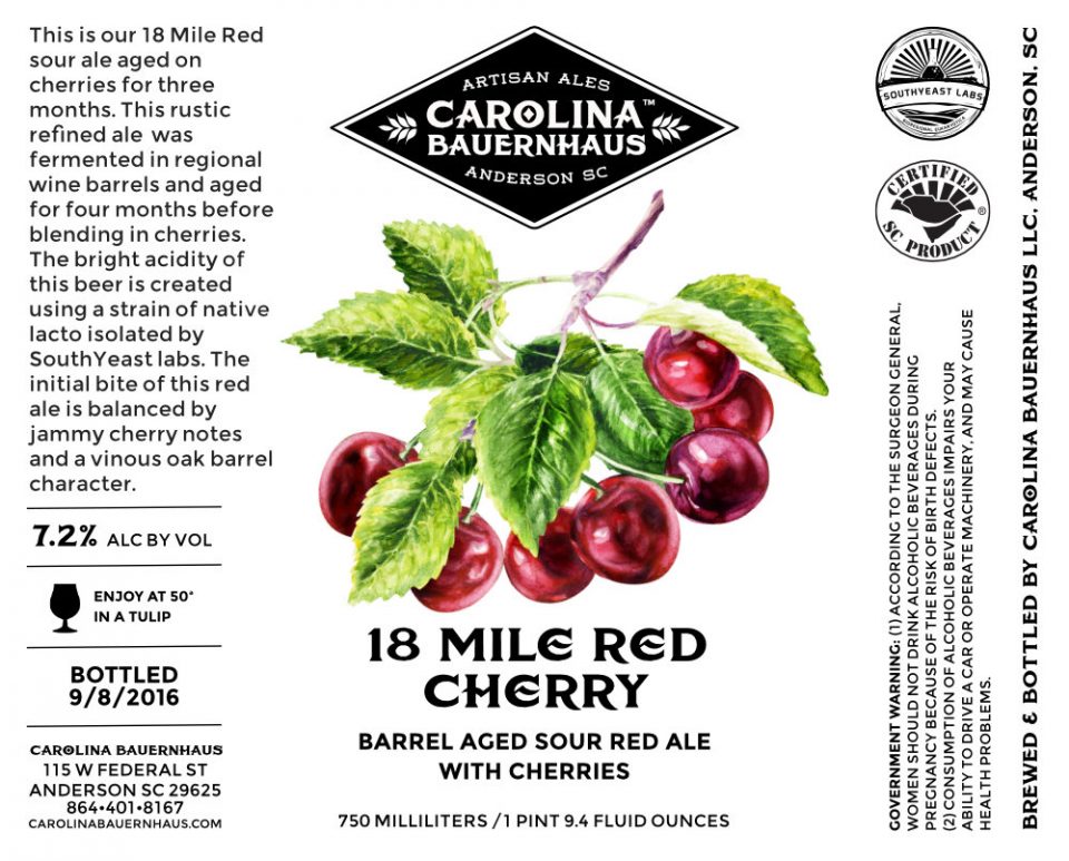 Carolina Bauernhaus 18 Mile Red Cherry