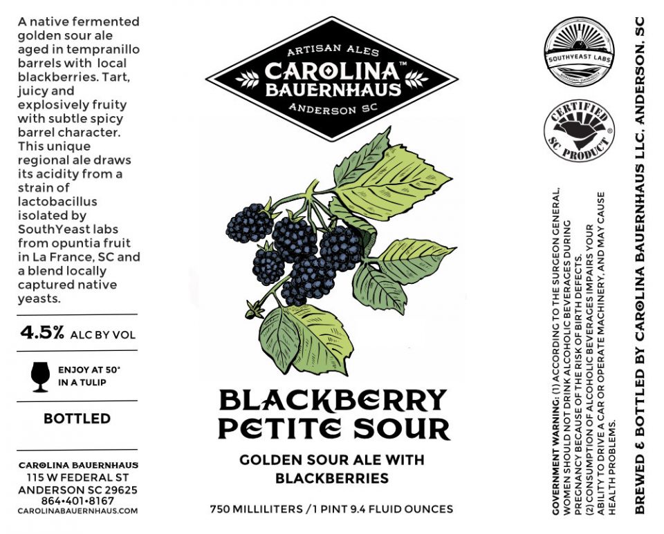 Carolina Bauernhaus Blackberry Petite Sour