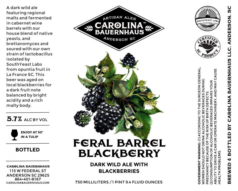 Carolina Bauernhaus Feral Barrel Blackberry