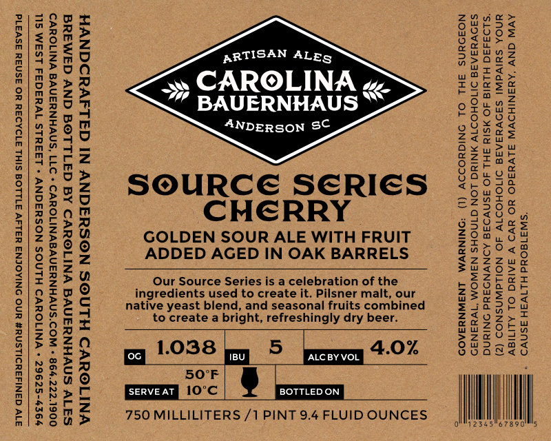Carolina Bauernhaus Source Series Cherry