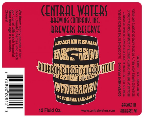 Central Waters Bourbon Barrel Cherry Stout