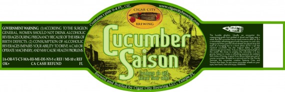 Cigar City Cucumber Saison