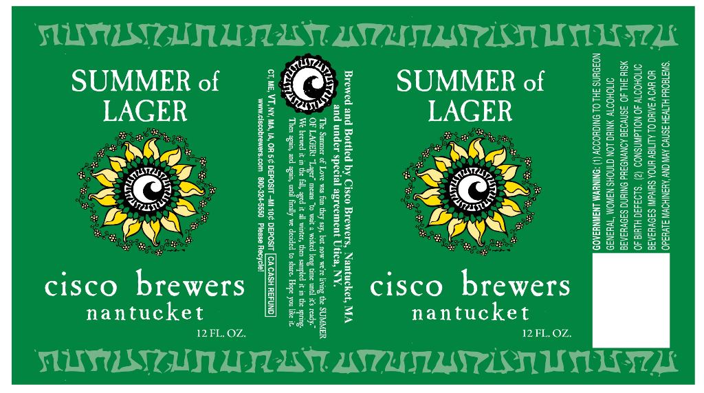 Cisco Brewers Summer Of Lager Cans