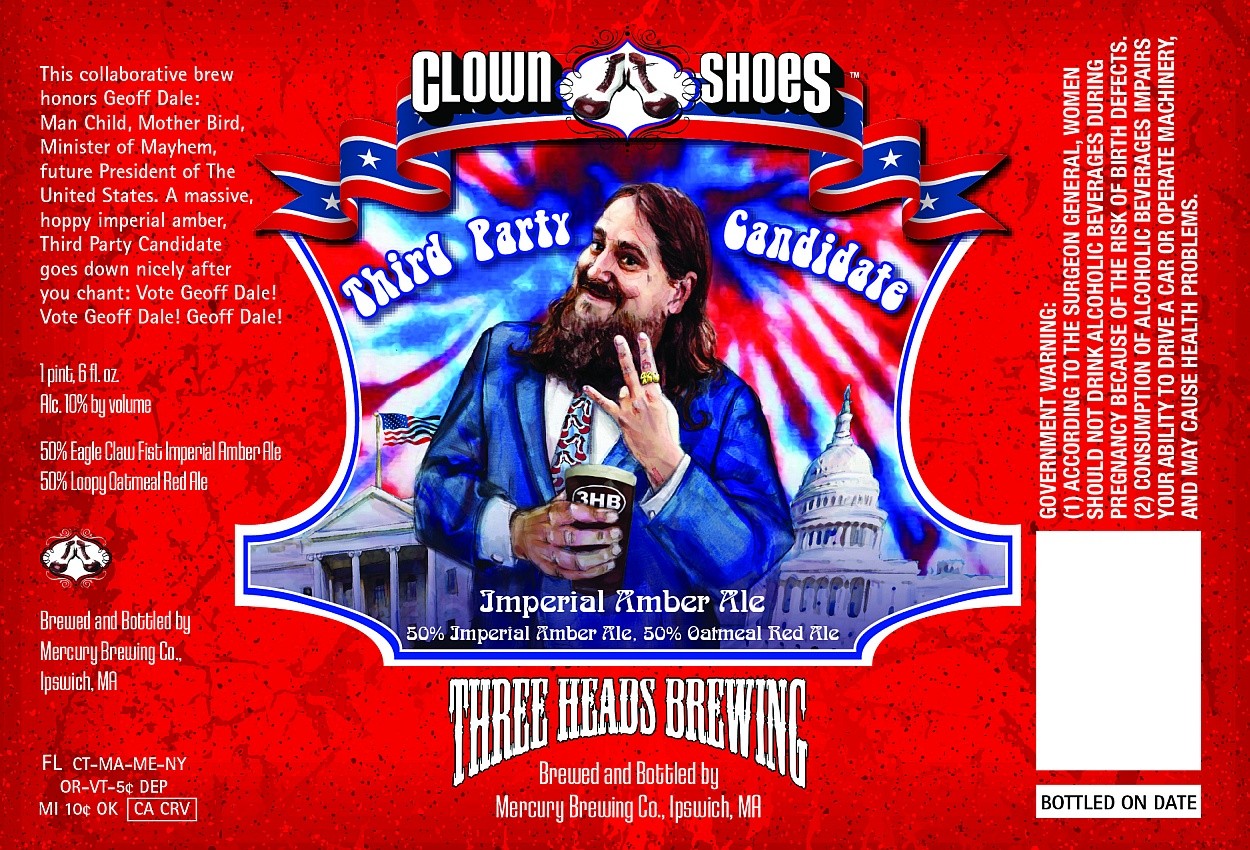 Clown Shoes Three Heads Third Party Candidate
