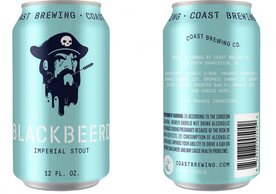 Coast Blackbeerd Imperial Stout Cans