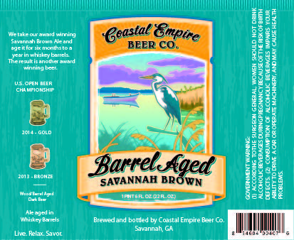 Coastal Empire Barrel Aged Savannah Brown