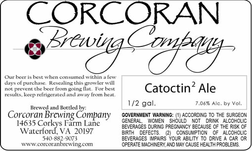 Corcoran Catoctin 2 Ale