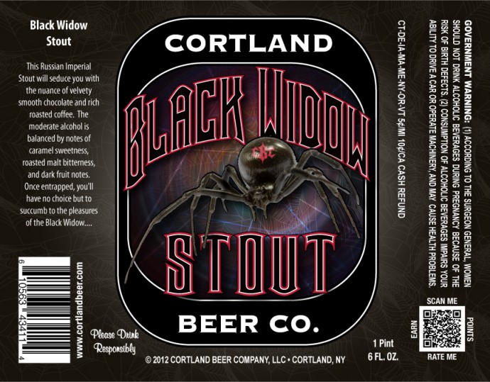 Cortland Black Widow Stout