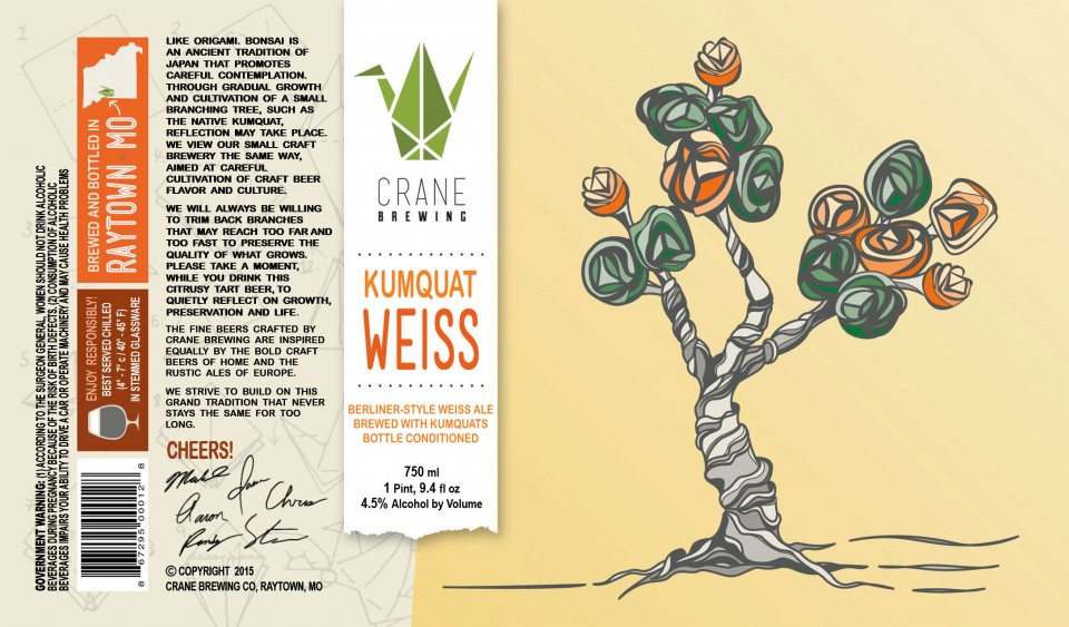 Crane Brewing Kumquat Weiss