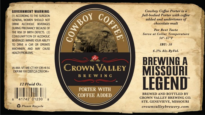 Crown Valley Cowboy Coffee Porter