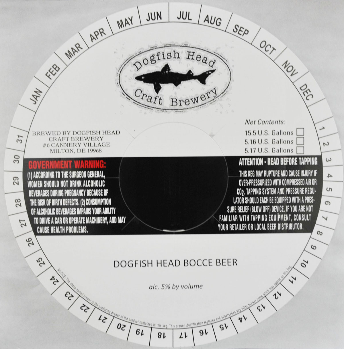 Dogfish Head Bocce Beer