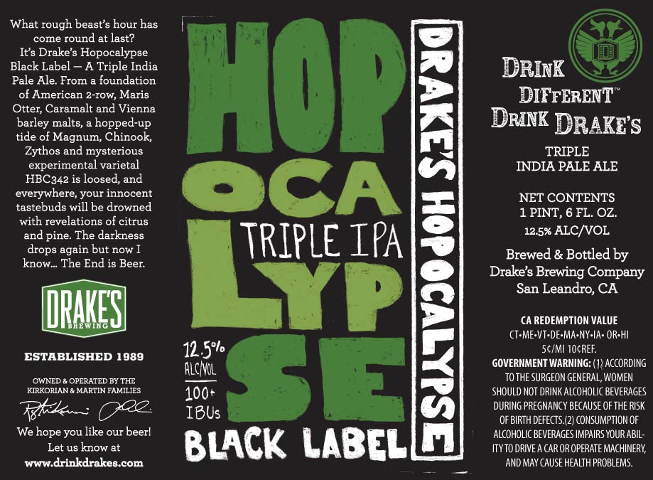 Drakes Hopocalypse Black Label