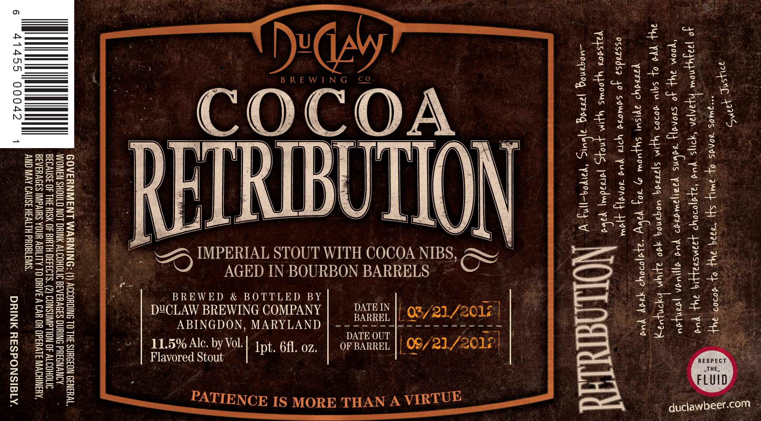 DuClaw Cocoa Retribution