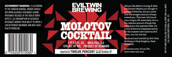 Evil Twin Molotov Cocktail