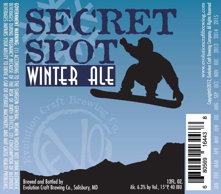 Evolution Secret Spot Winter Ale