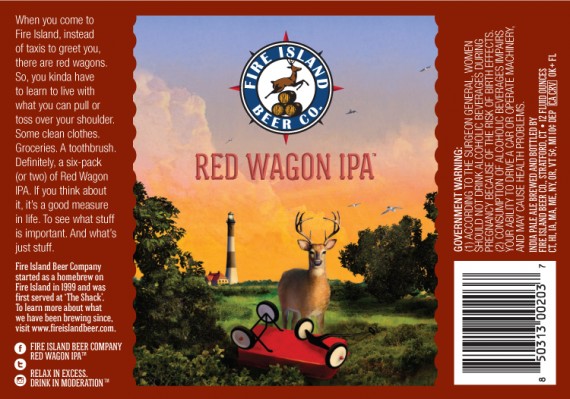 Fire Island Beer Co Red Wagon IPA