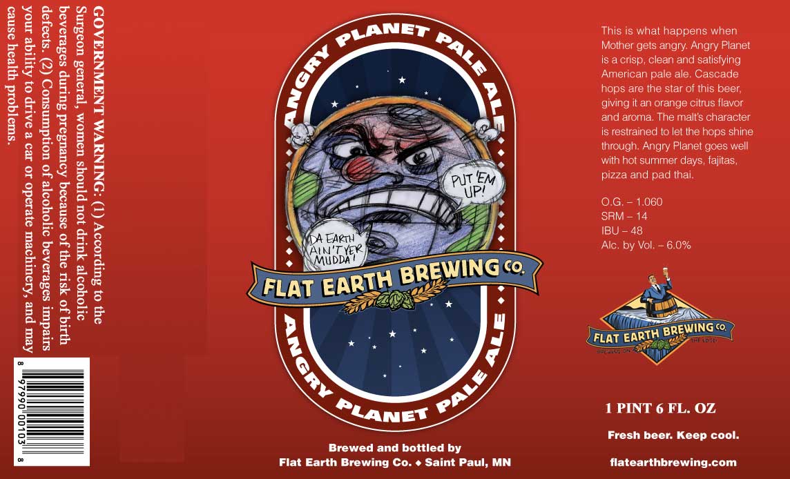 Flat Earth Brewing Angry Pale