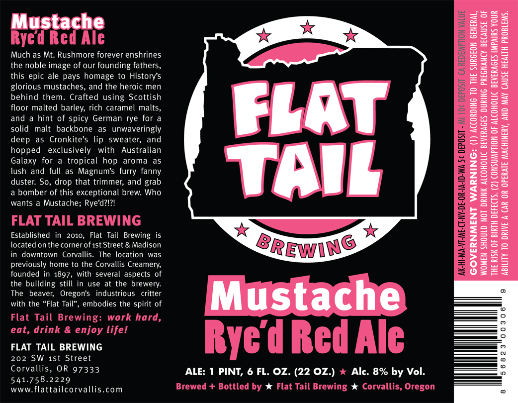 Flat Tail Brewing Mustache Rye'd Red Ale