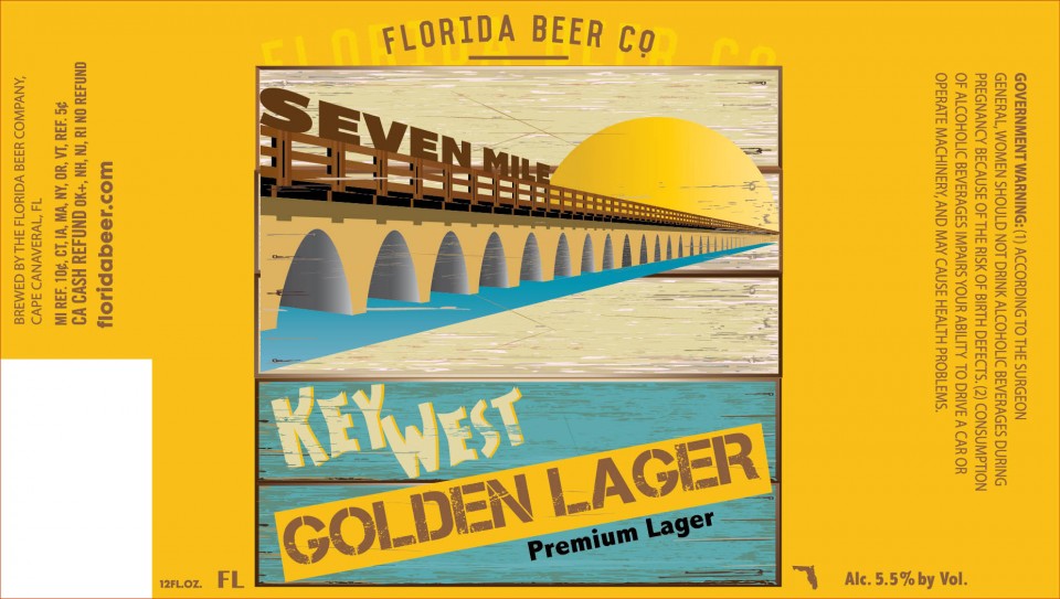 Florida Beer Key West Golden Lager