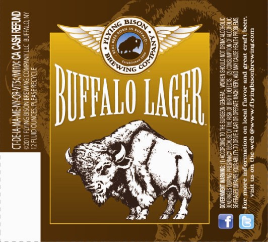 Flying Bison Buffalo Lager