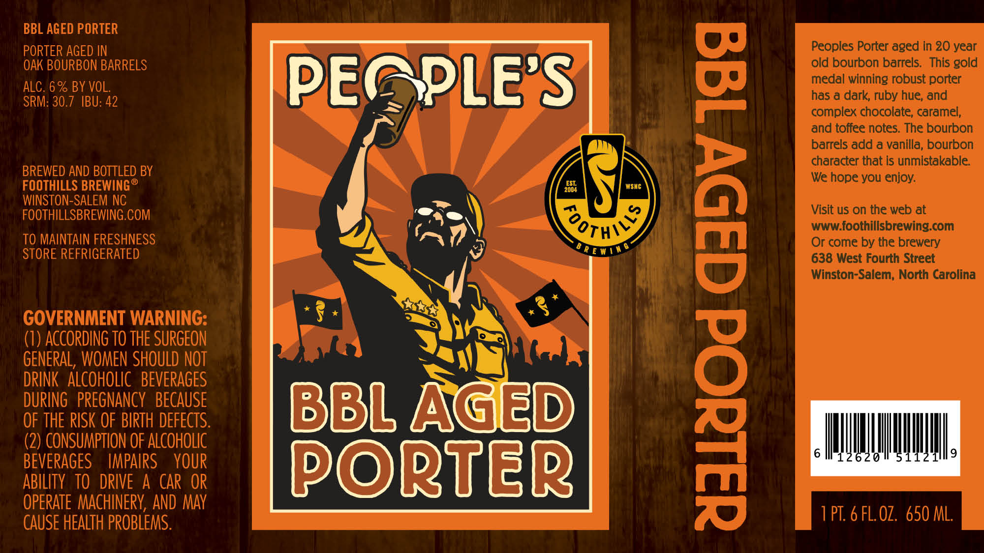 Foothills BBL Aged Porter
