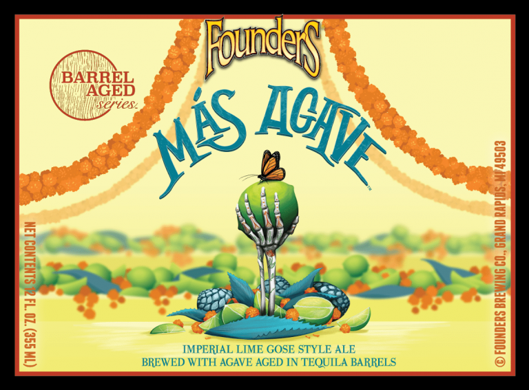 Margarita inspired Founders Mas Agave is Barrel Aged Series 3 Beer