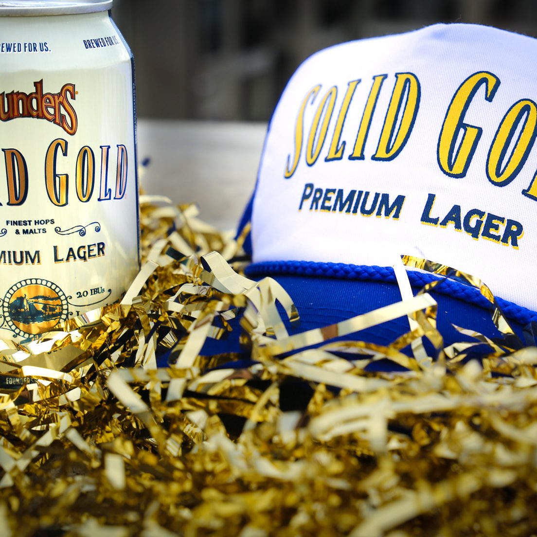 Founders Solid Gold Can Swag