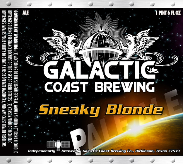 Galactic Coast Brewing Sneaky Blonde Pale Ale