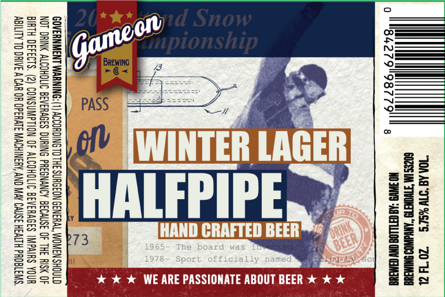 Game On Halfpipe Winter Lager