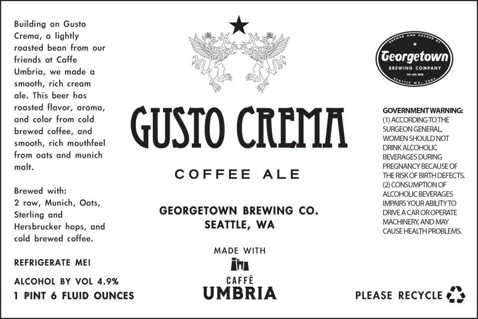 Georgetown Gusto Crema Coffee Ale