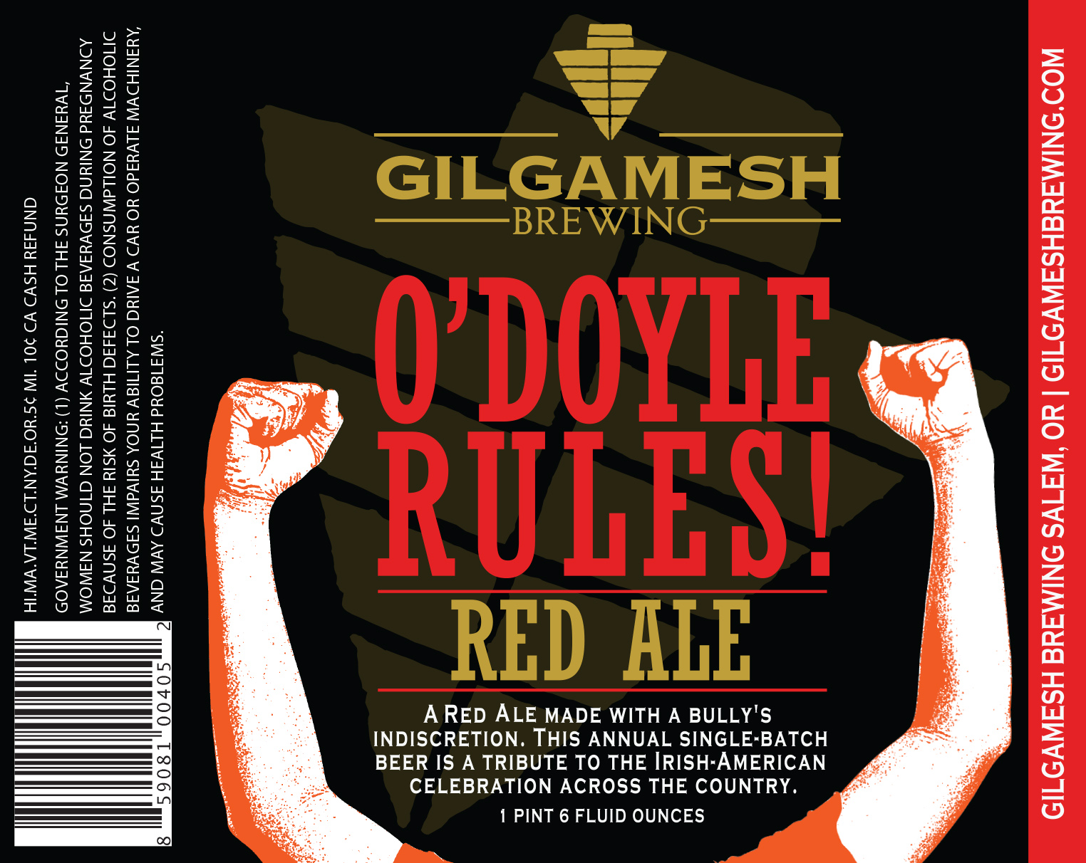 Gilgamesh Brewing O'Doyle Rules Red Ale