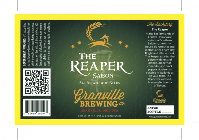Granville Brewing The Reaper Saison