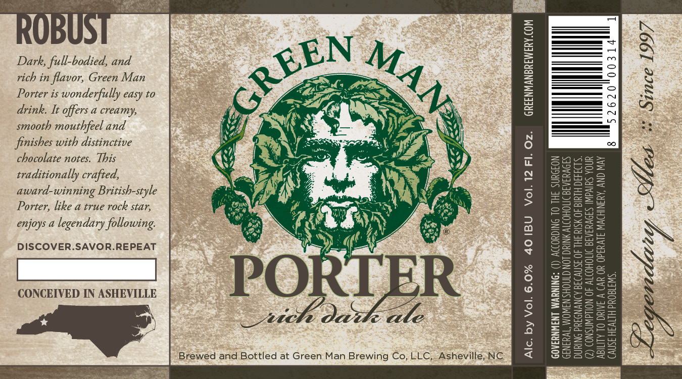 Green Man Porter 12oz
