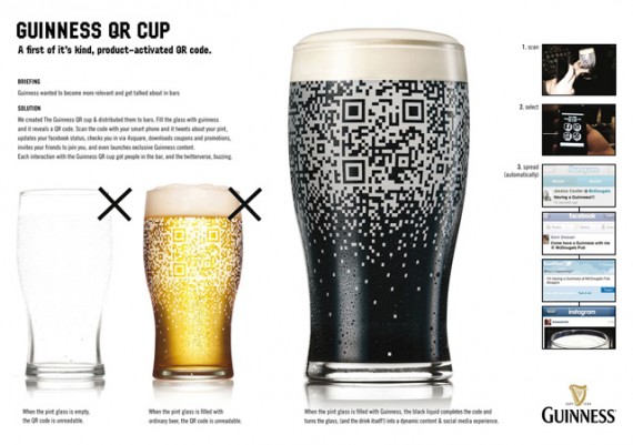 Guinness QR Glass
