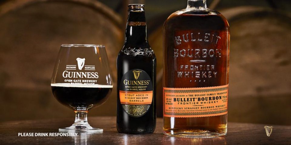 Guinness Stout Aged in Bulleit Barrels