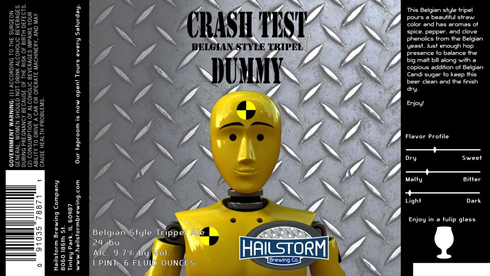 Hailstorm Brewing Crash Test Dummy