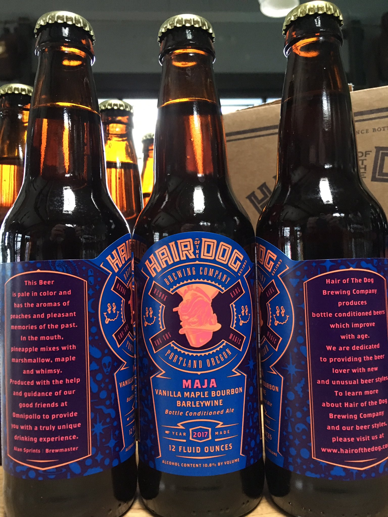 Hair of the Dog Maja, an Omnipollo collaboration debuts - Beer Street  Journal