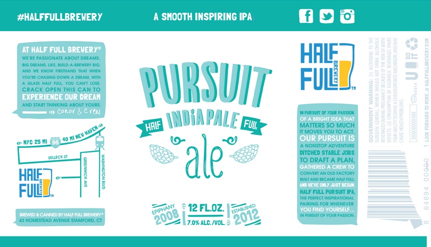 Half Full Brewery Pursuit IPA