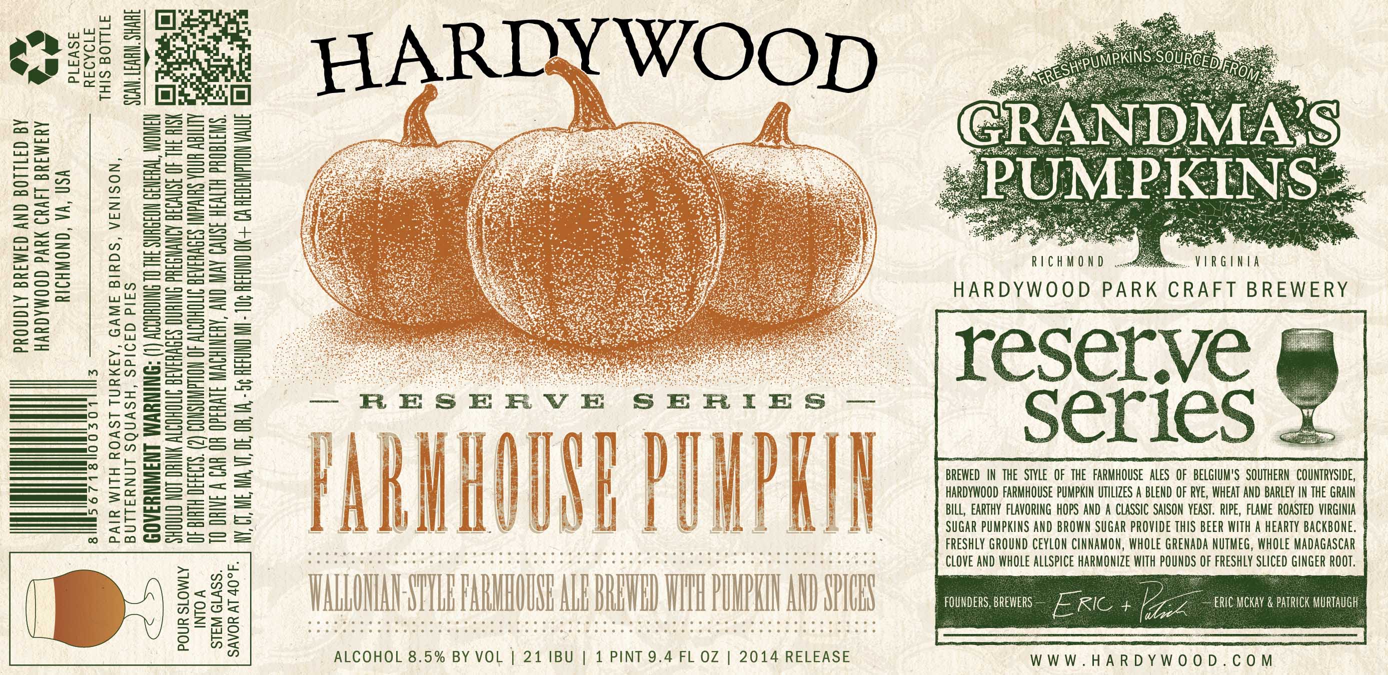 Hardywood Farmhouse Pumpkin