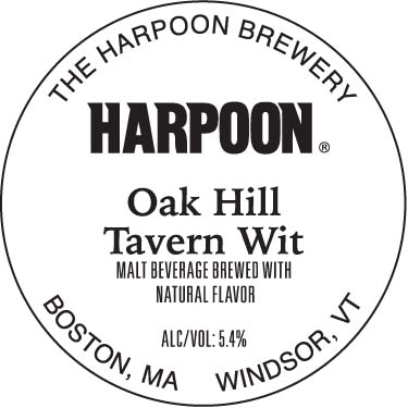 Harpoon Oak Hill Tavern Wit
