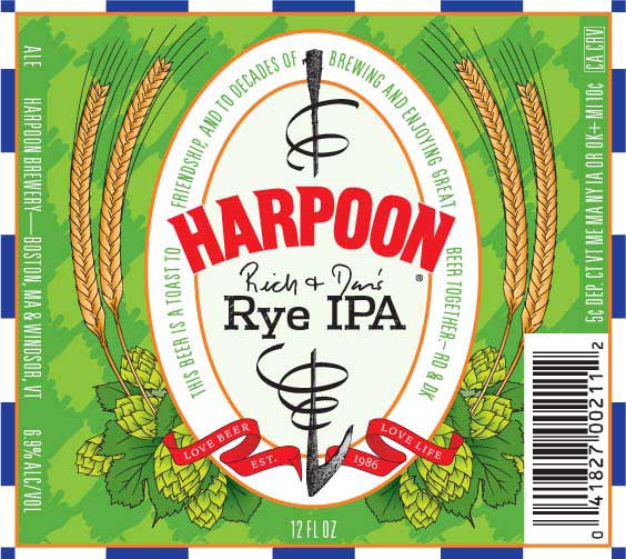 Harpoon Rich & Dan's Rye IPA