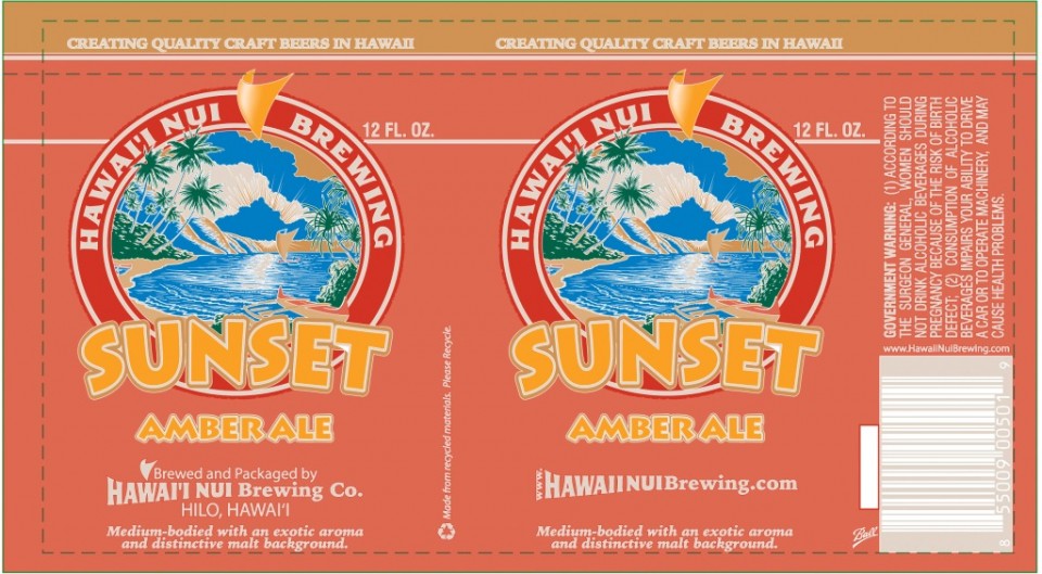 Hawaii Nui Sunset Amber Ale