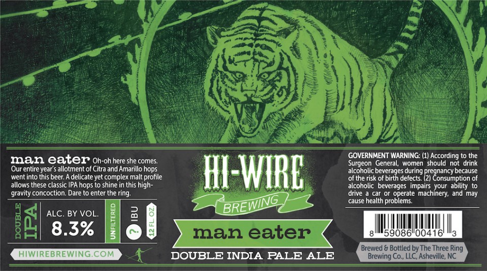 Hi Wire Maneater Double India Pale Ale