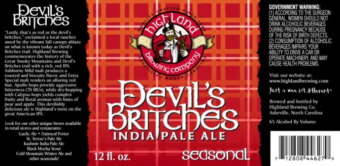 Highland Devil's Britches IPA