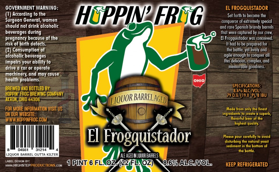 Hoppin Frog El Froguistador