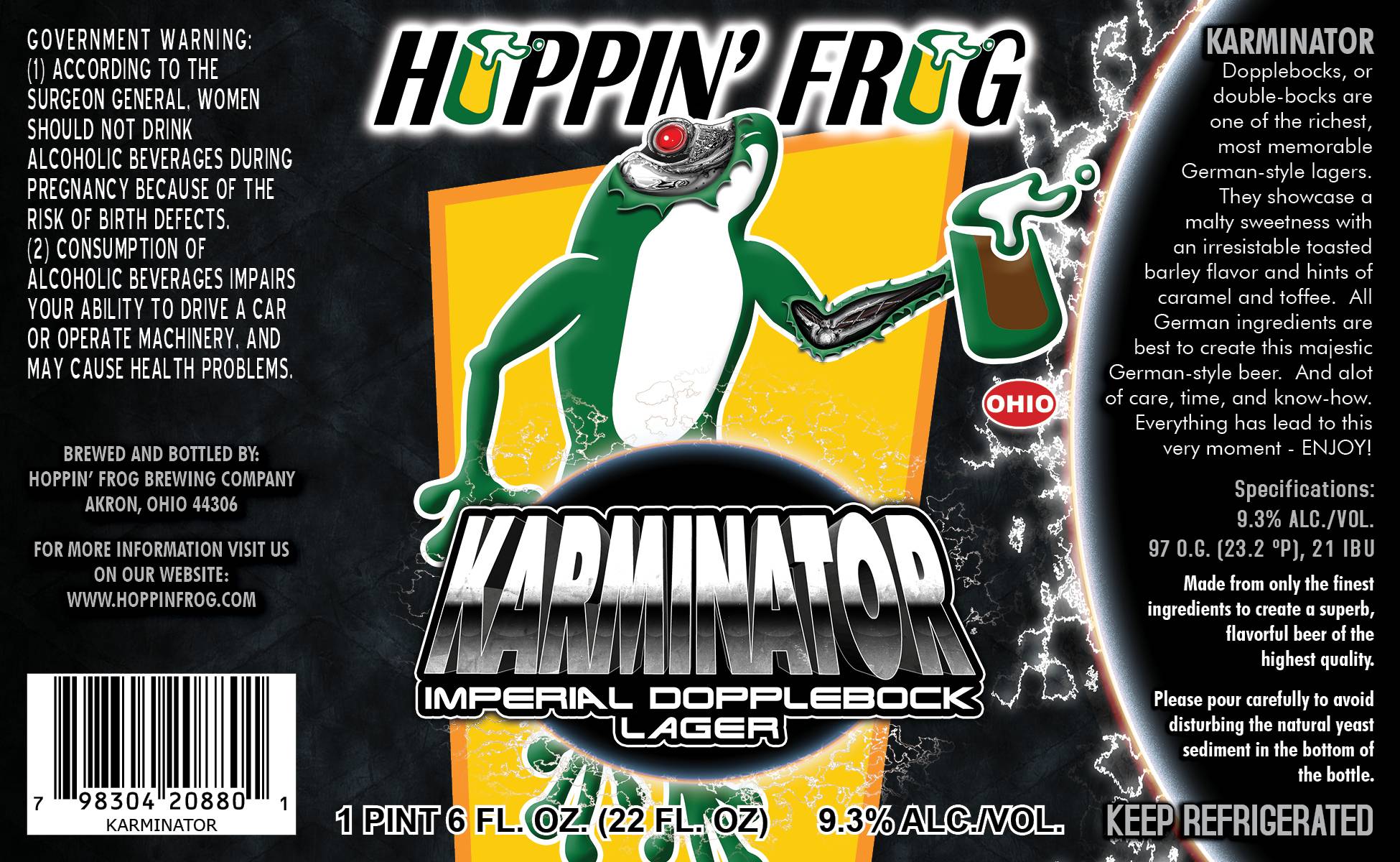 Hoppin Frog Karminator Imperial Doppelbock