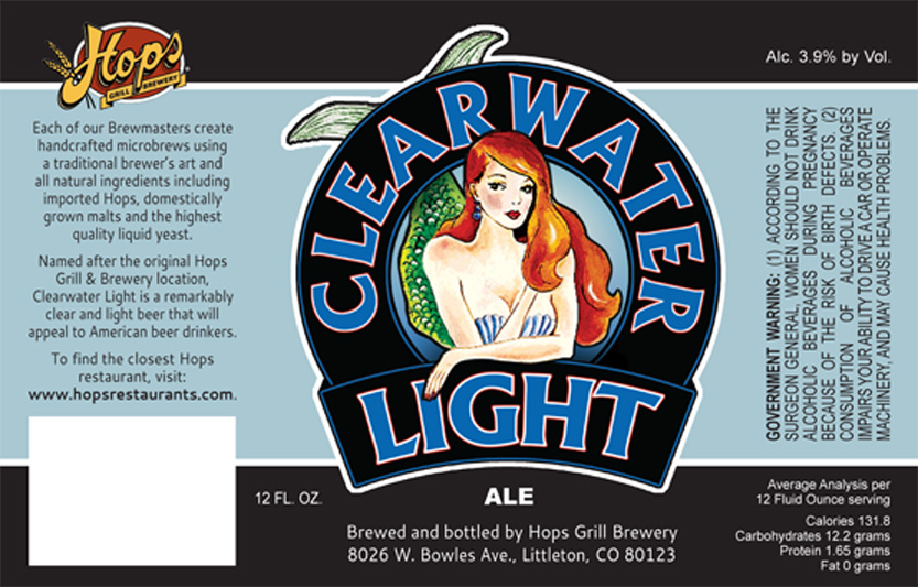 Hops Grill Brewery Clearwater Light