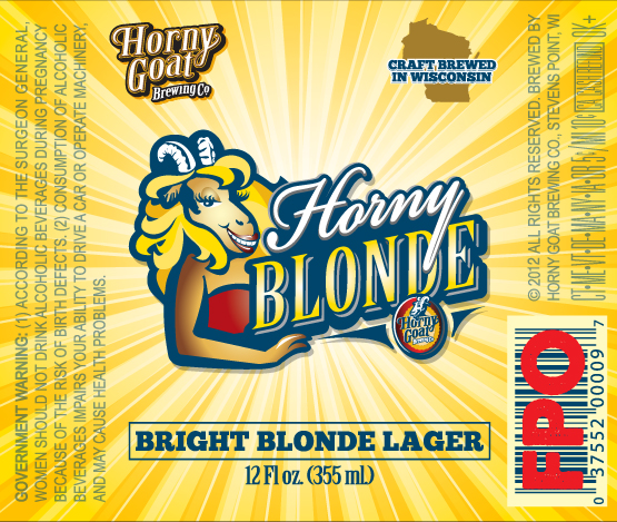 Horny Goat Brewing Bright Blonde Lager